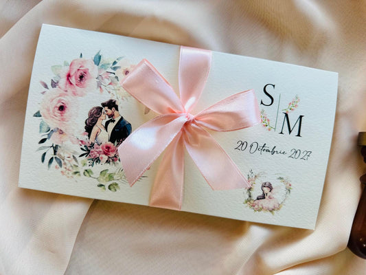 Invitatie nunta si botez cod 1492