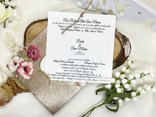 Invitatie de nunta cod 16202