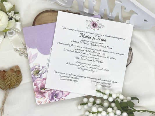 Invitatie de nunta cod 17016