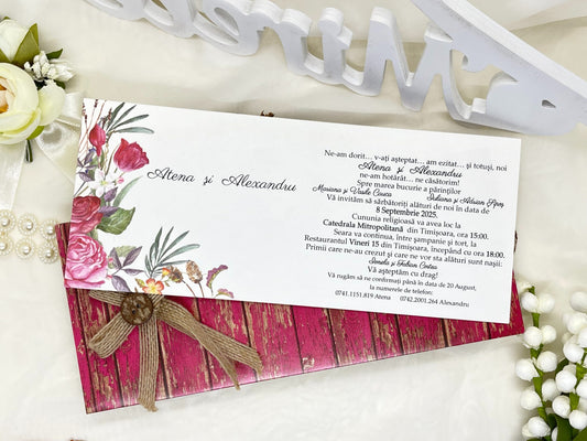 Invitatie de nunta cod 17058