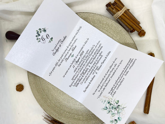 Invitatie nunta si botez cod 1848