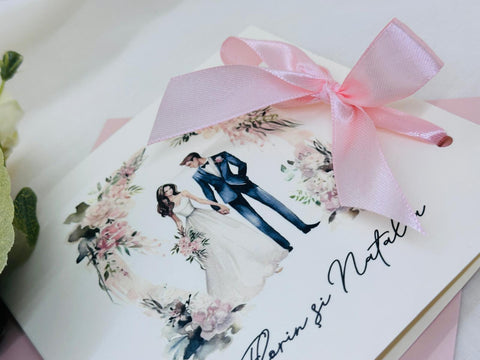 Invitatie nunta miri cod 1858