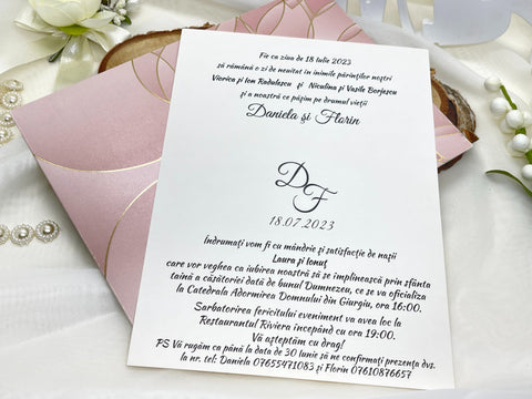 Invitatie de nunta cod 19306