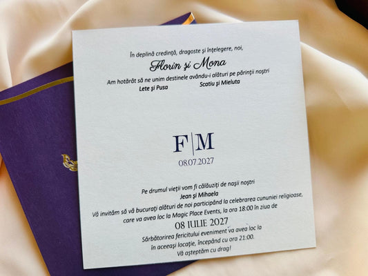 Invitatie de nunta cod 19316