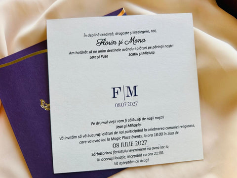 Invitatie de nunta cod 19316