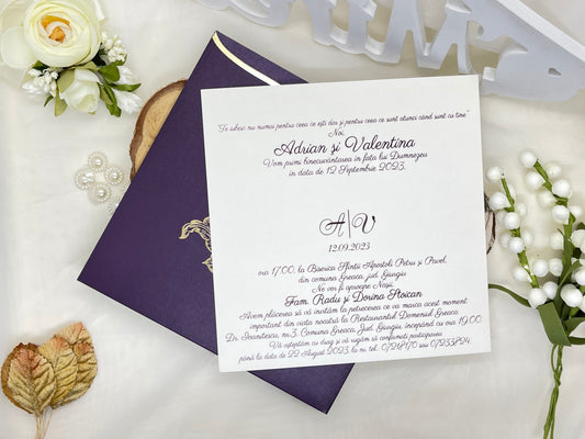 Invitatie de nunta cod 19316