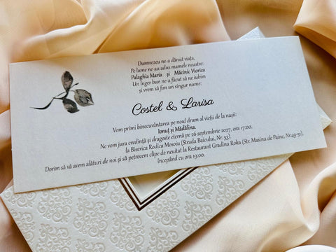 Invitatie nunta cod 19317