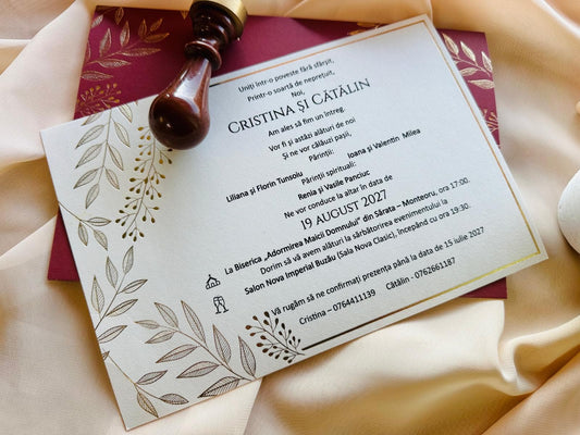 Invitatie de nunta cod 19318