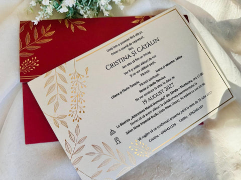 Invitatie de nunta cod 19318