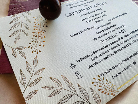 Invitatie de nunta cod 19318