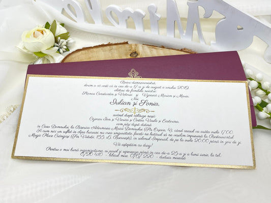 Invitatie de nunta cod 19321