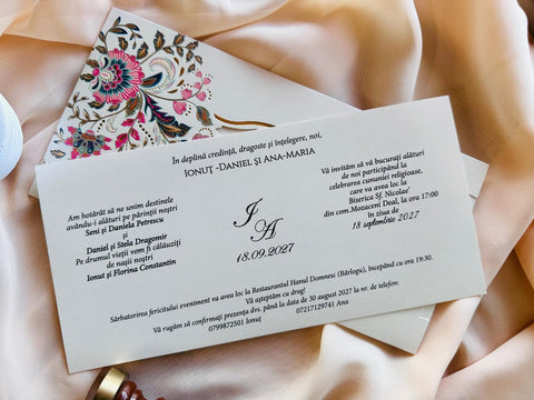 Invitatie de nunta cod 19322