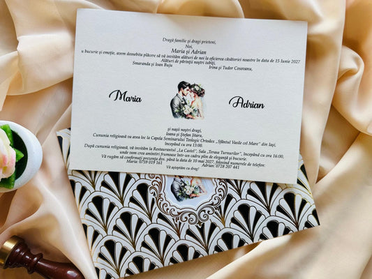 Invitatie de nunta cod 19325