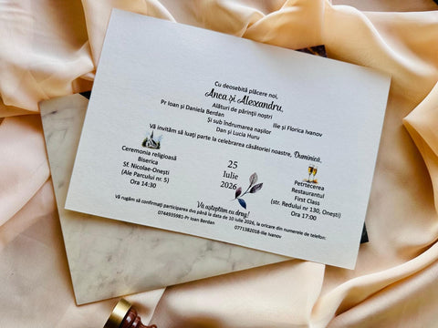 Invitatie de nunta cod 19328