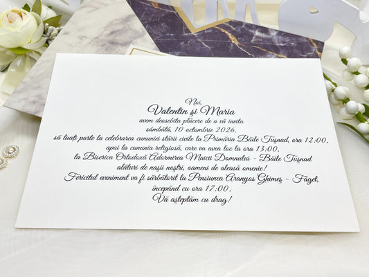 Invitatie de nunta cod 19328