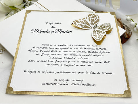 Invitatie de nunta cod 19340