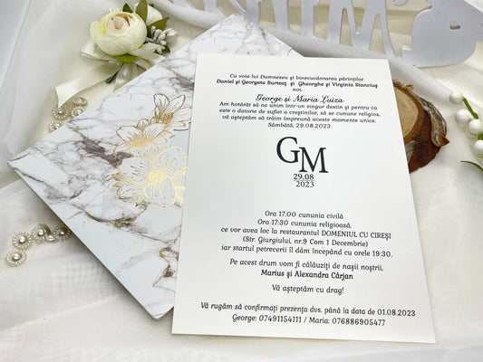 Invitatie de nunta cod 19343
