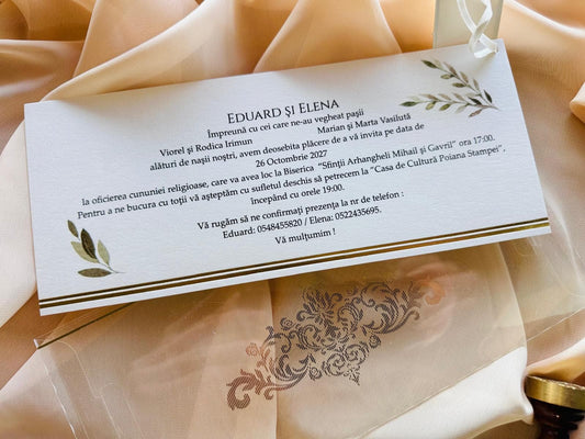 Invitatie de nunta cod 19348