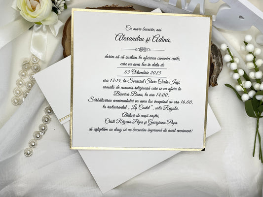 Invitatie de nunta cod 19352