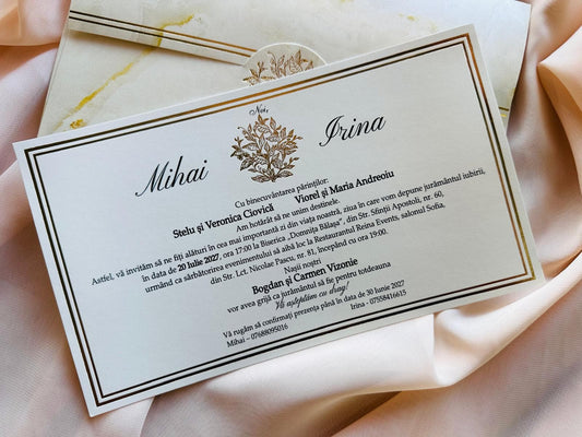 Invitatie clasica cod 19354