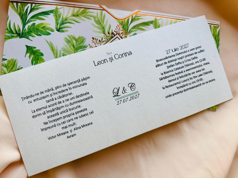 Invitatie de nunta cod 19357