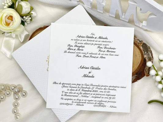Invitatie de nunta cod 20412