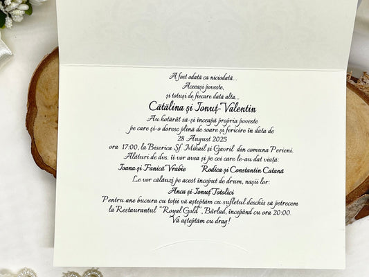 Invitatie de nunta cod 20418