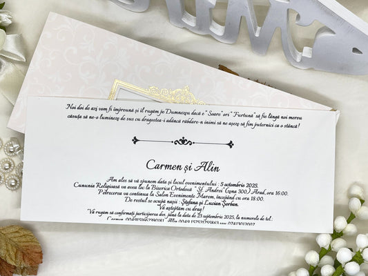 Invitatie de nunta cod 20425