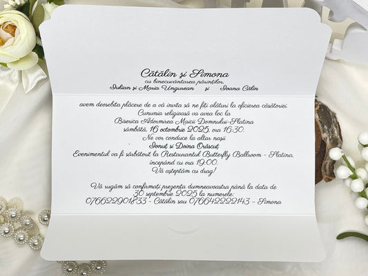 Invitatie de nunta cod 20433