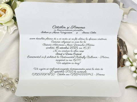 Invitatie de nunta cod 20433