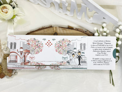 Invitatie de nunta cod 20443