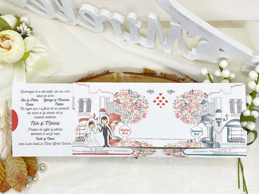 Invitatie de nunta cod 20443