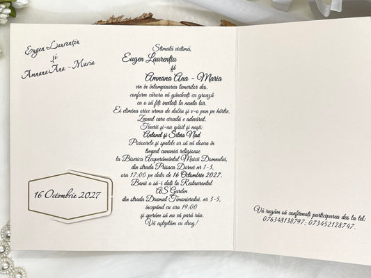 Invitatie de nunta cod 20450
