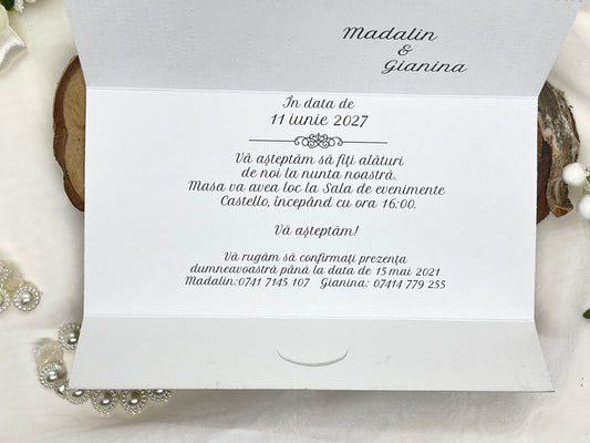 Invitatie de nunta cod 20470