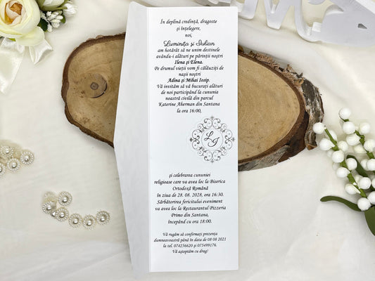 Invitatie de nunta cod 20476