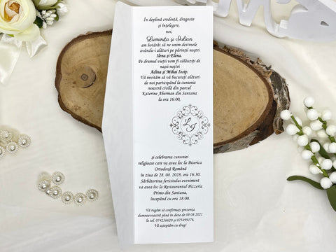 Invitatie de nunta cod 20476