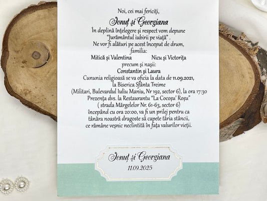 Invitatie de nunta cod 20482