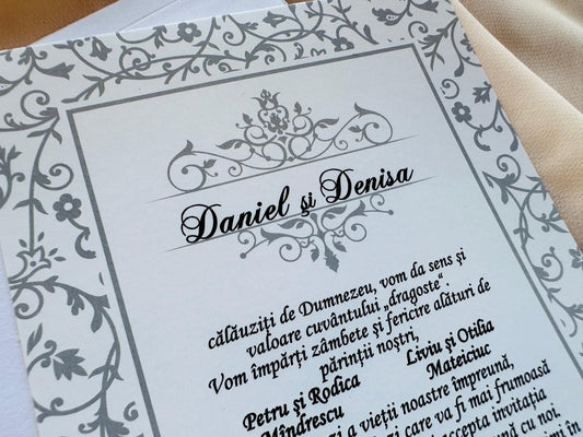 Invitatie nunta cod 20496