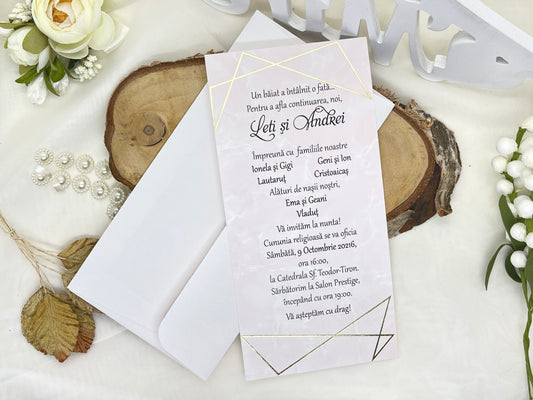 Invitatie de nunta cod 6518