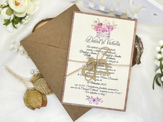 Invitatie de nunta cod 6527