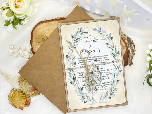 Invitatie de nunta cod 6529