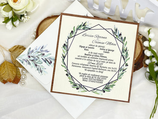 Invitatie de nunta cod 6541