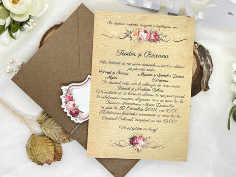 Invitatie de nunta cod 6542