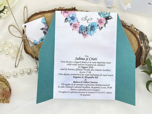 Invitatie de nunta cod 6550