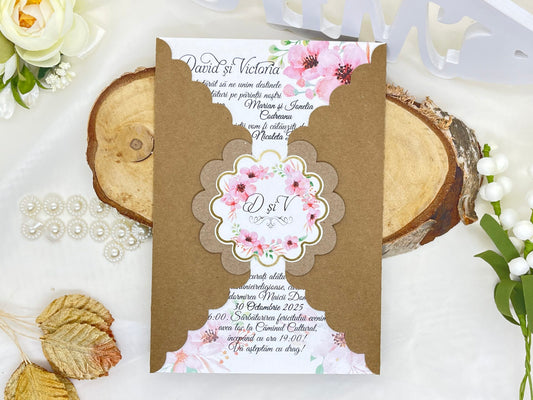 Invitatie de nunta cod 6556