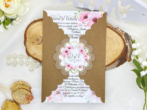 Invitatie de nunta cod 6556