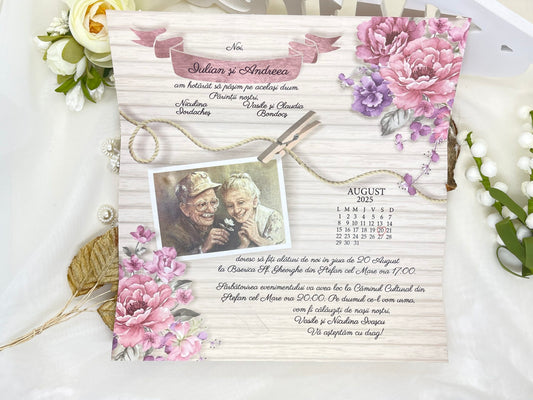 Invitatie de nunta cod 6572