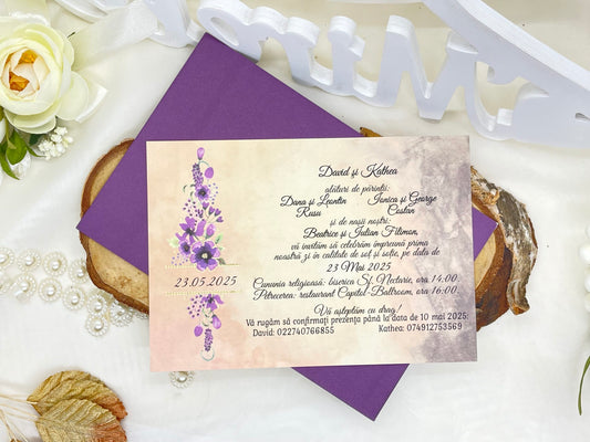 Invitatie de nunta cod 6584