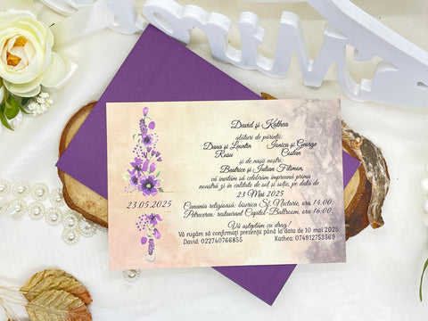 Invitatie de nunta cod 6584