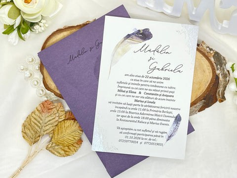 Invitatie nunta cod 6617